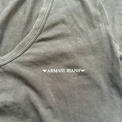 00's armani jeans long neck top