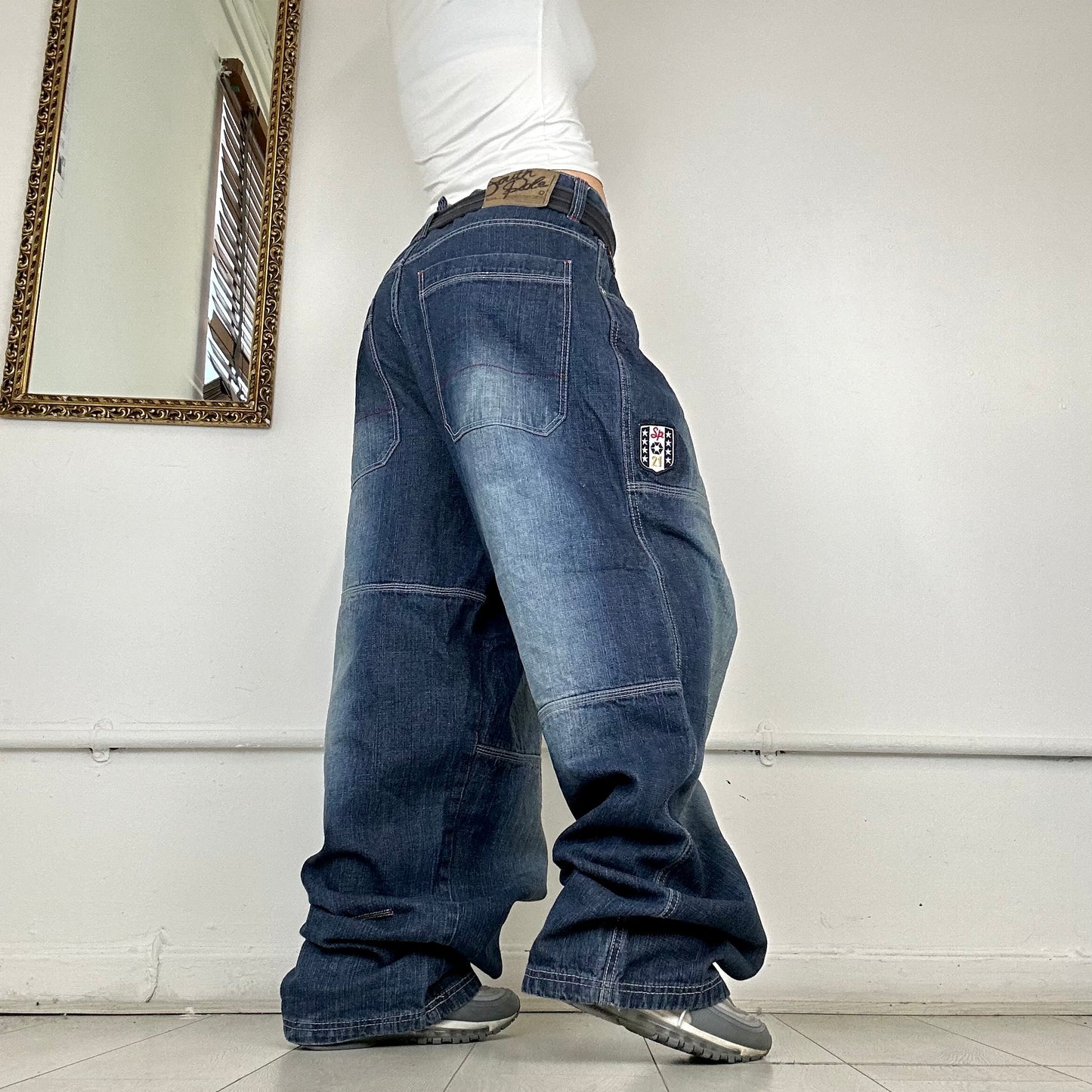 super baggy skate jeans by south pole