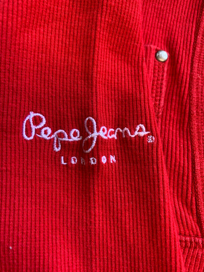 Pepe jeans red long sleeved top