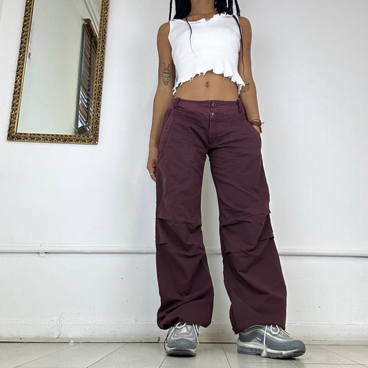 nike burgundy cargo trousers