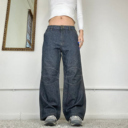 wide leg cargo skate jeans