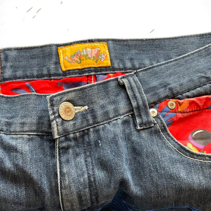 vintage fruit loops 00's jeans