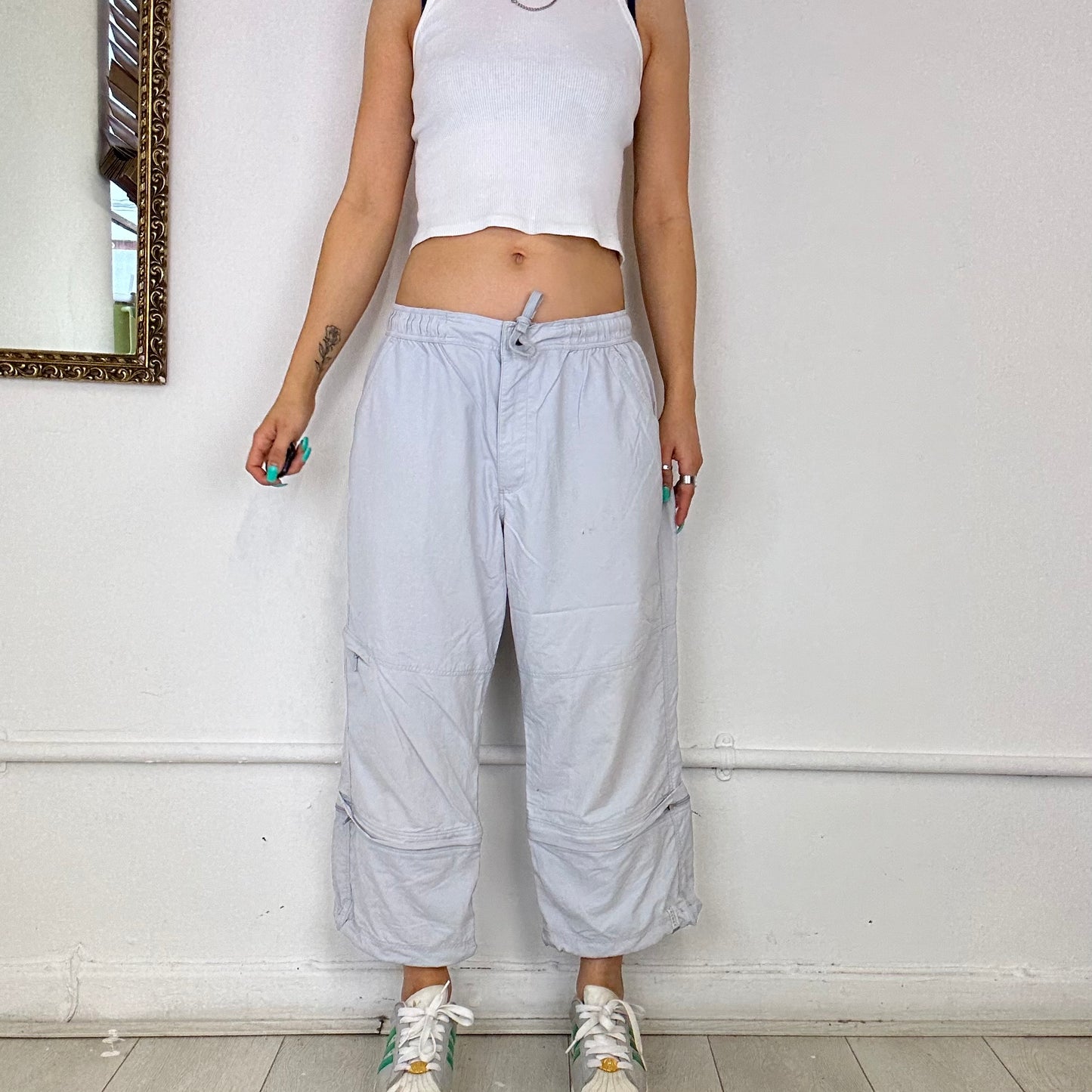 2000's 3/4 length cargo trousers