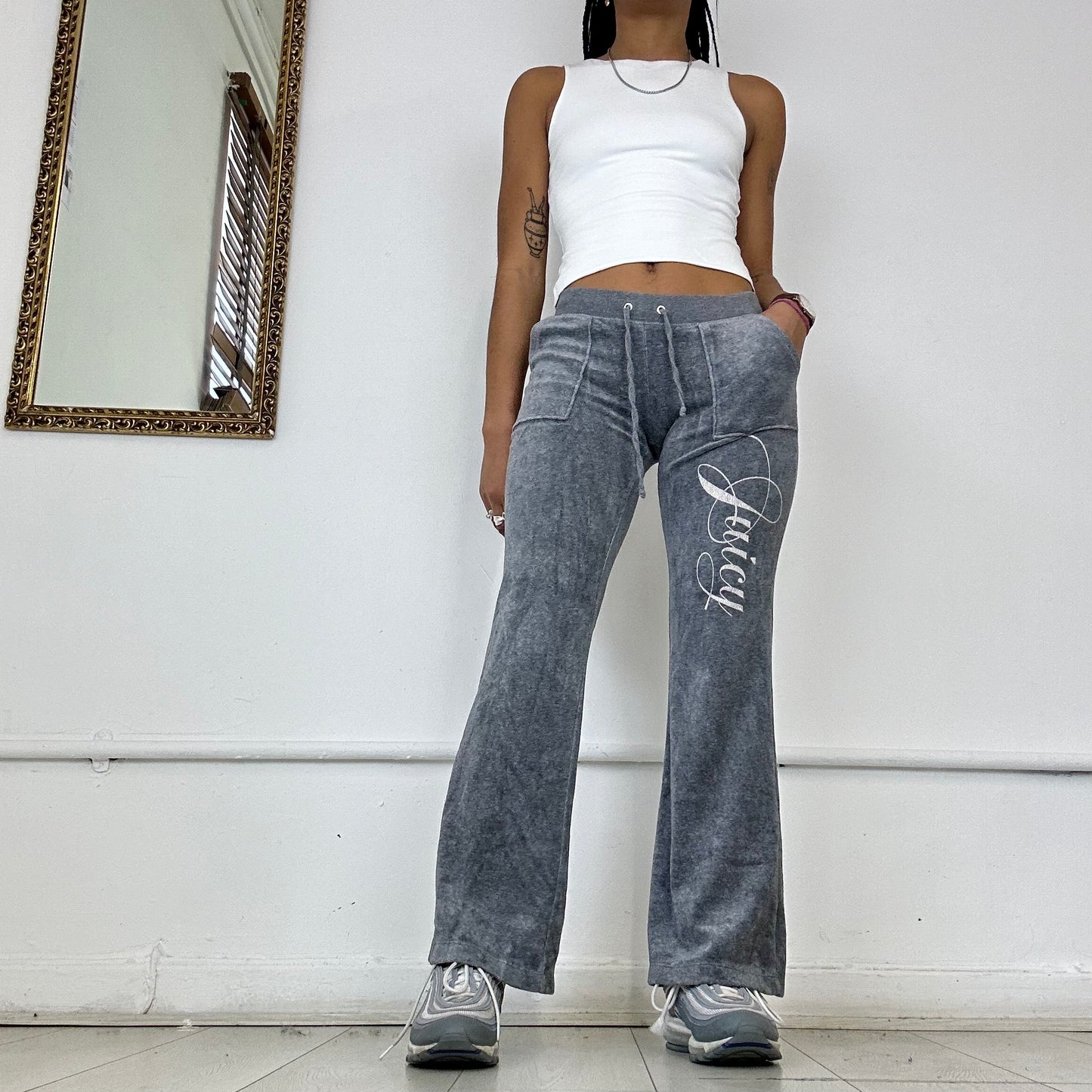 juicy couture velour tracksuit trousers