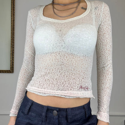 vintage miss sixty mesh top