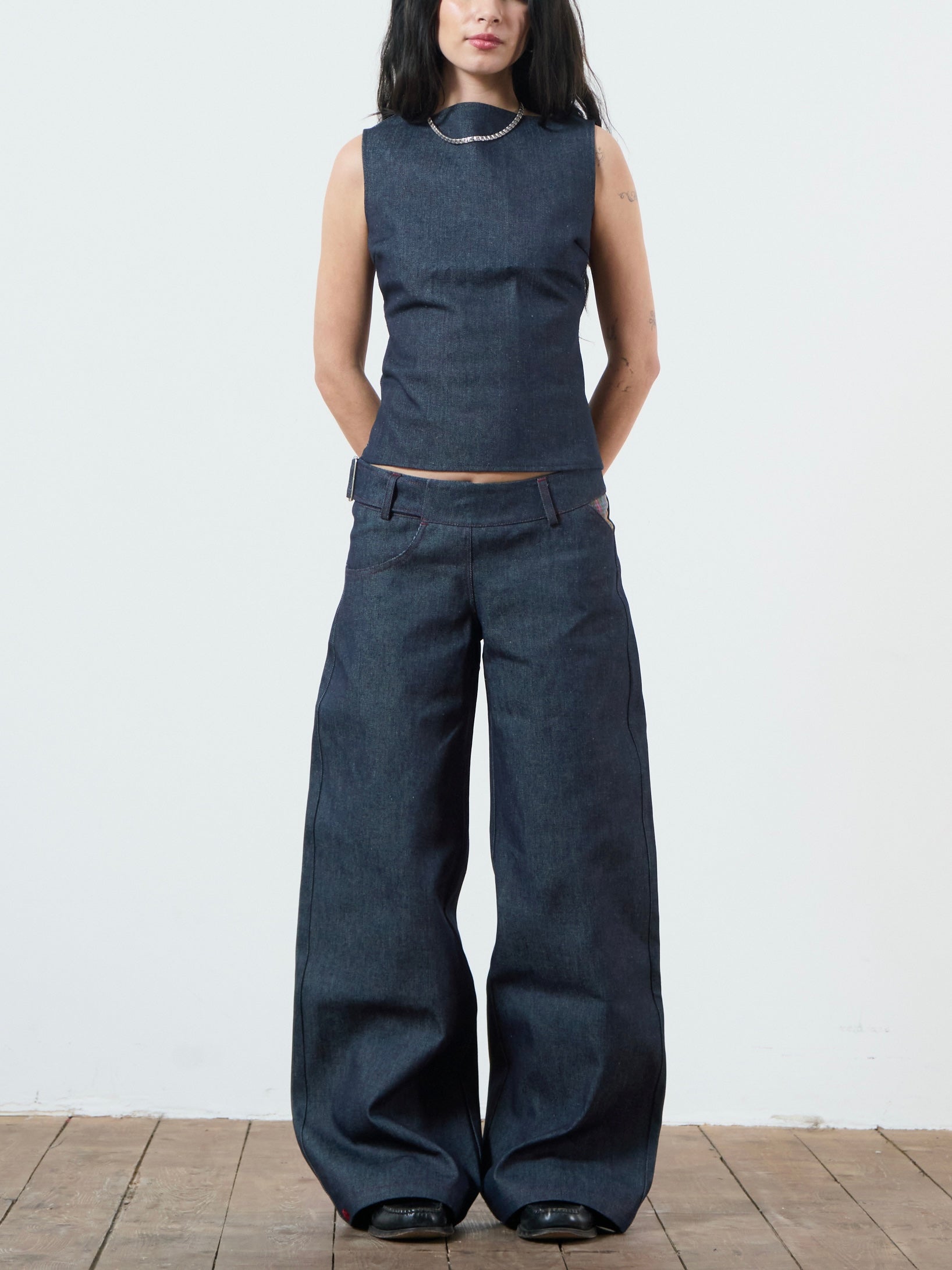 roman jean - navy denim