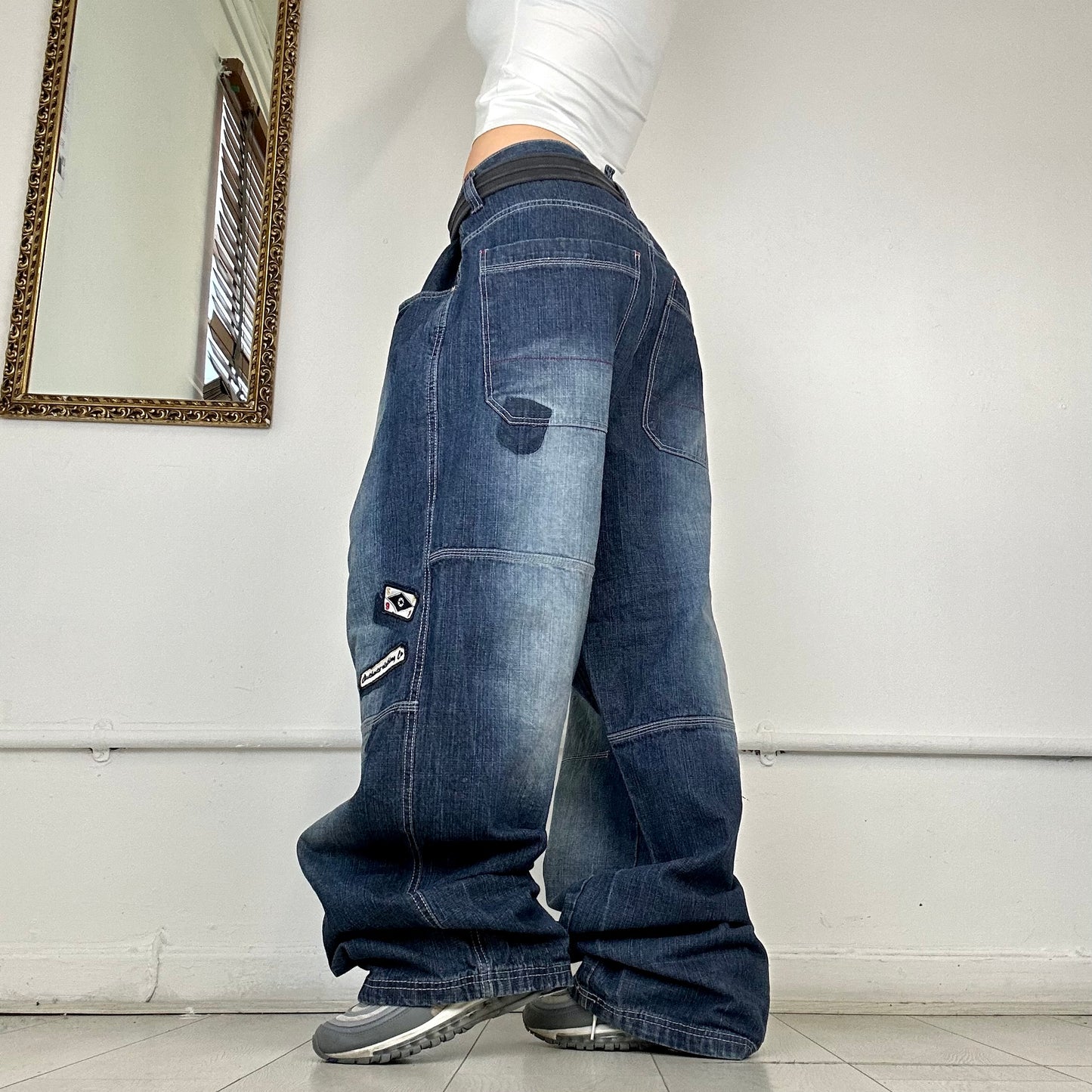 super baggy skate jeans by south pole