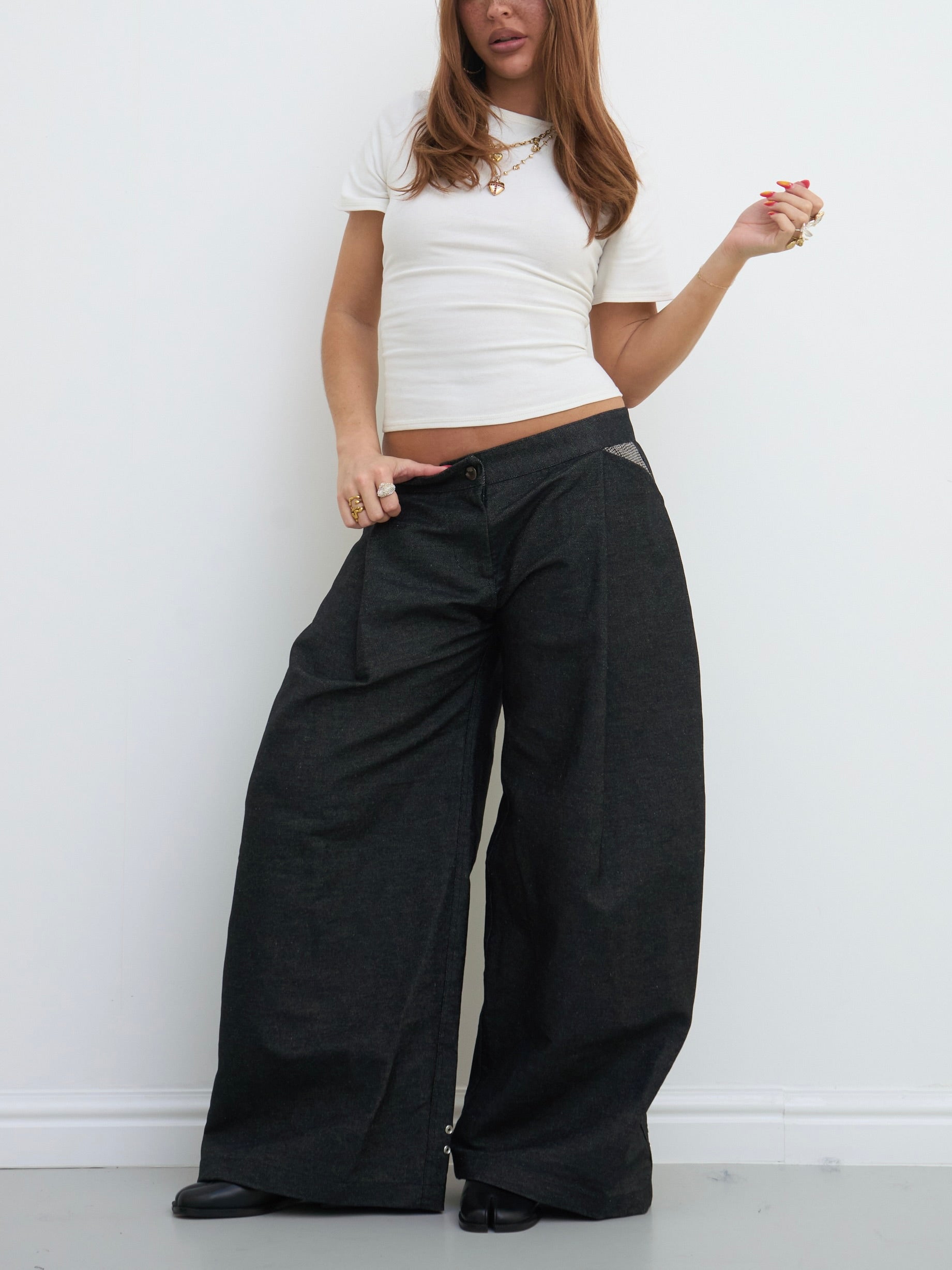 marlowe jean - dark grey denim