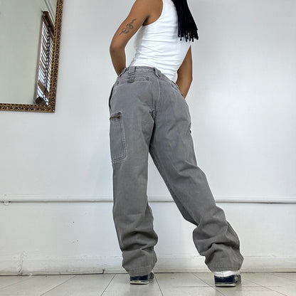 00s grey cargo trousers