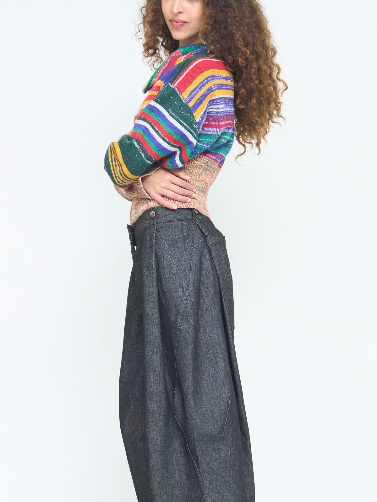 rowan balloon jumper - multi knit