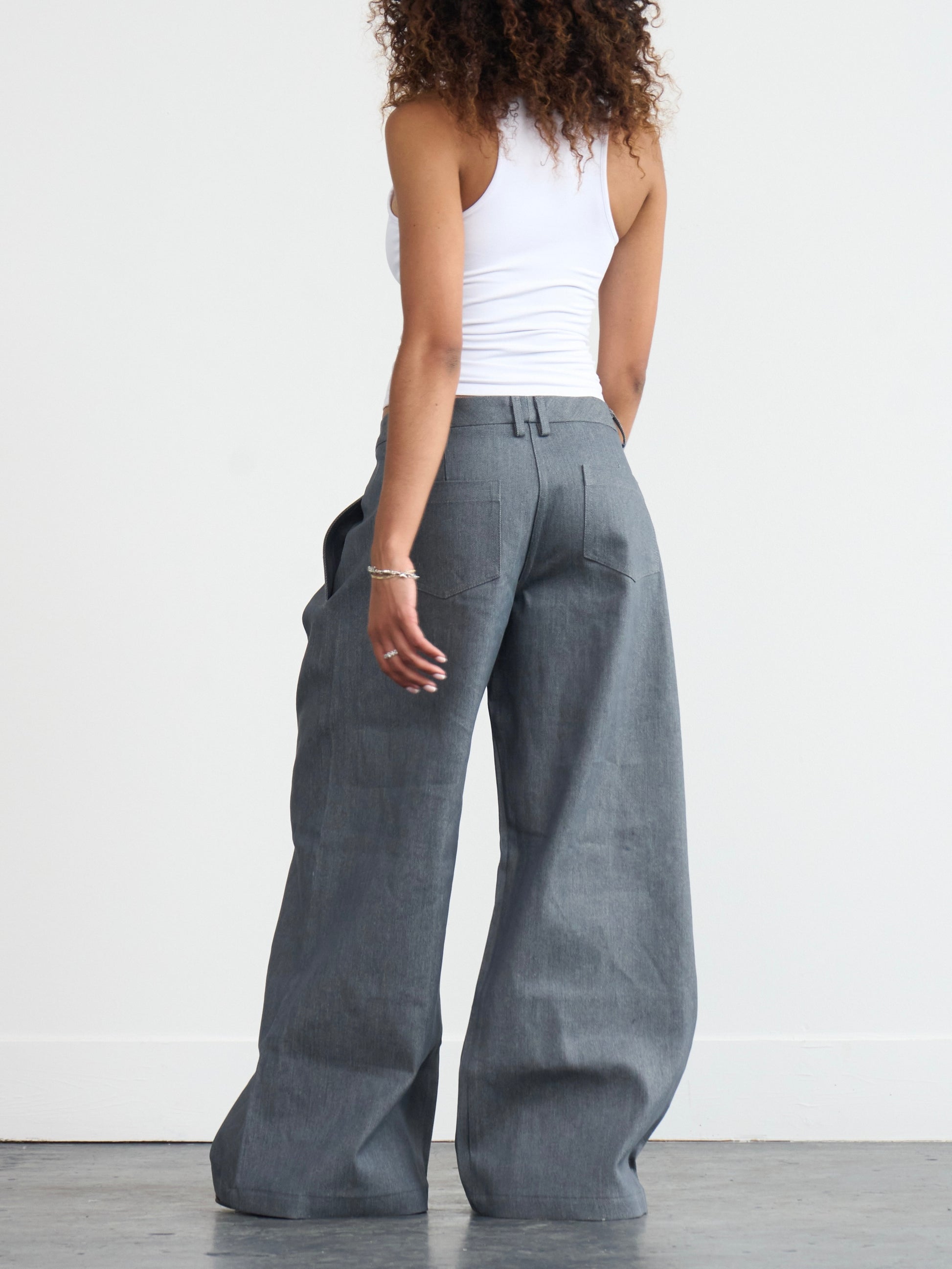 jean Parker - denim gris cadet