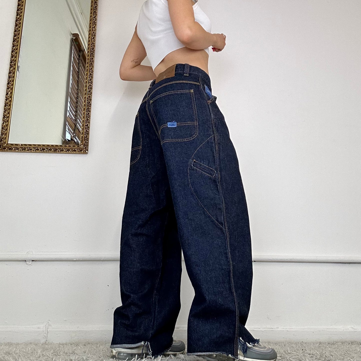 90’s fubu baggy cargo jeans