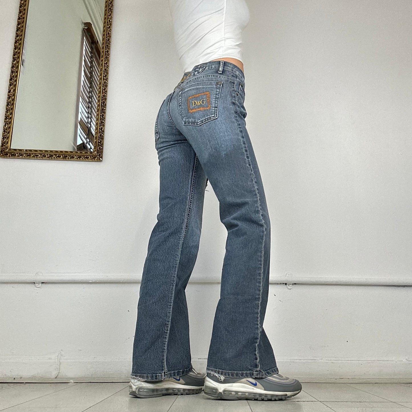 dolce & gannana flared jeans