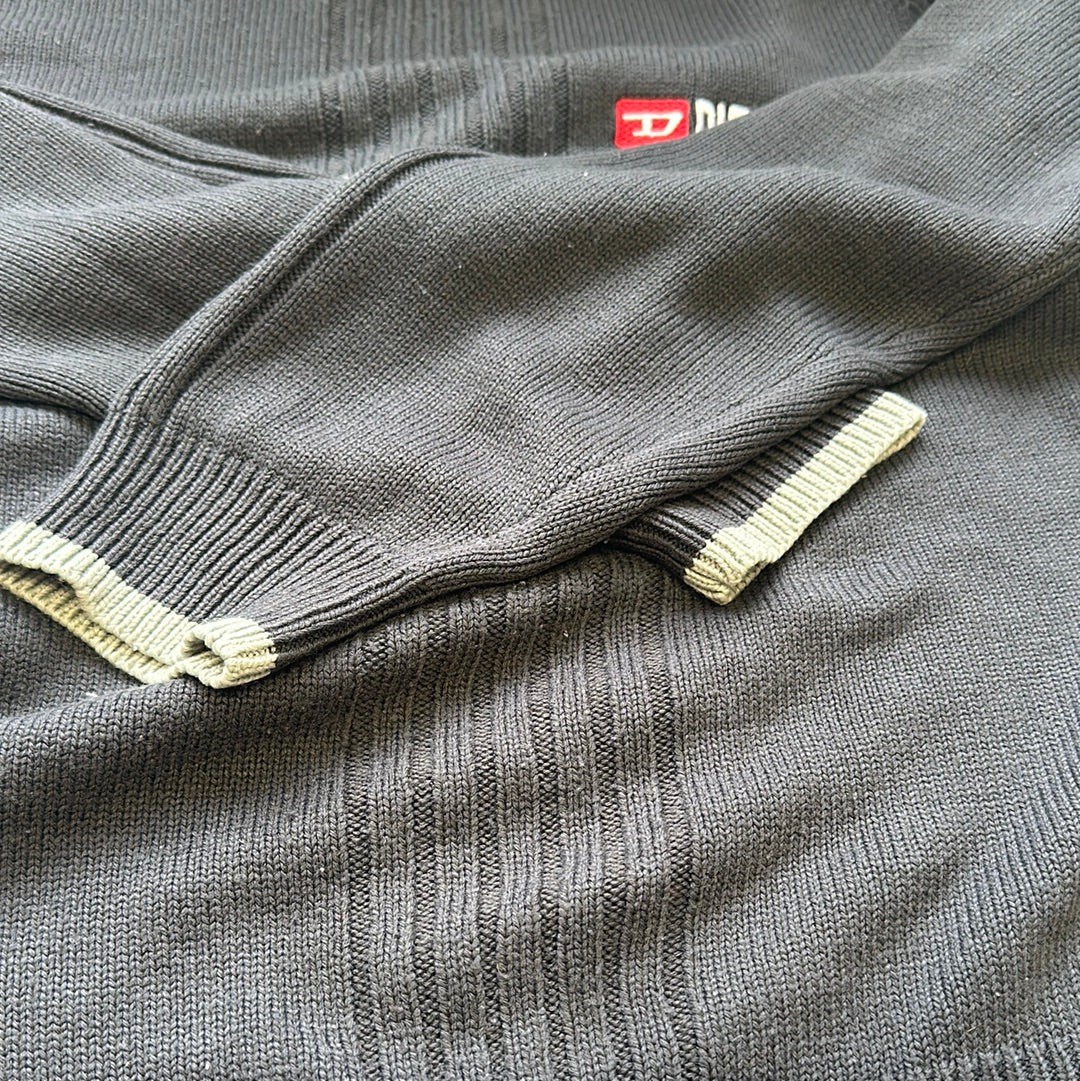 vintage grey diesel knitted jumper