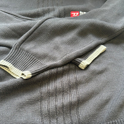 vintage grey diesel knitted jumper