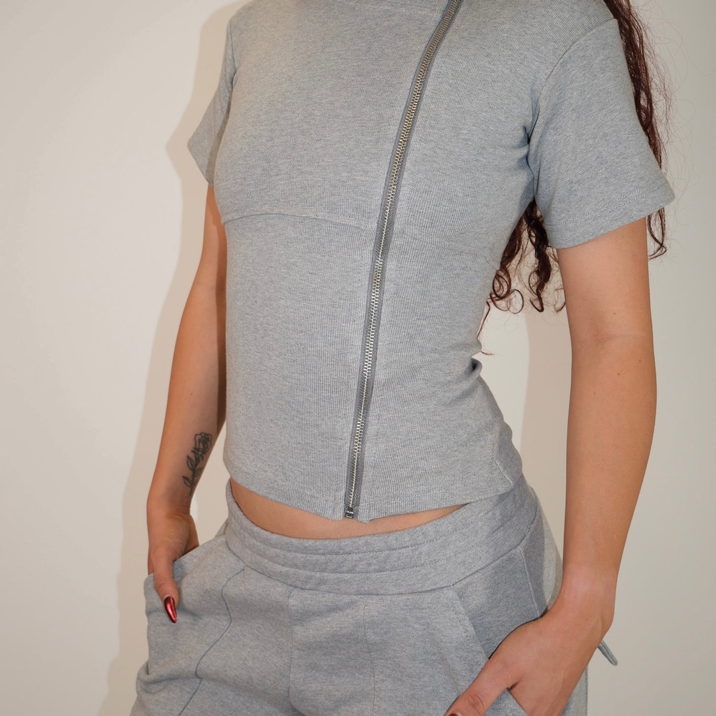 blair top - grey