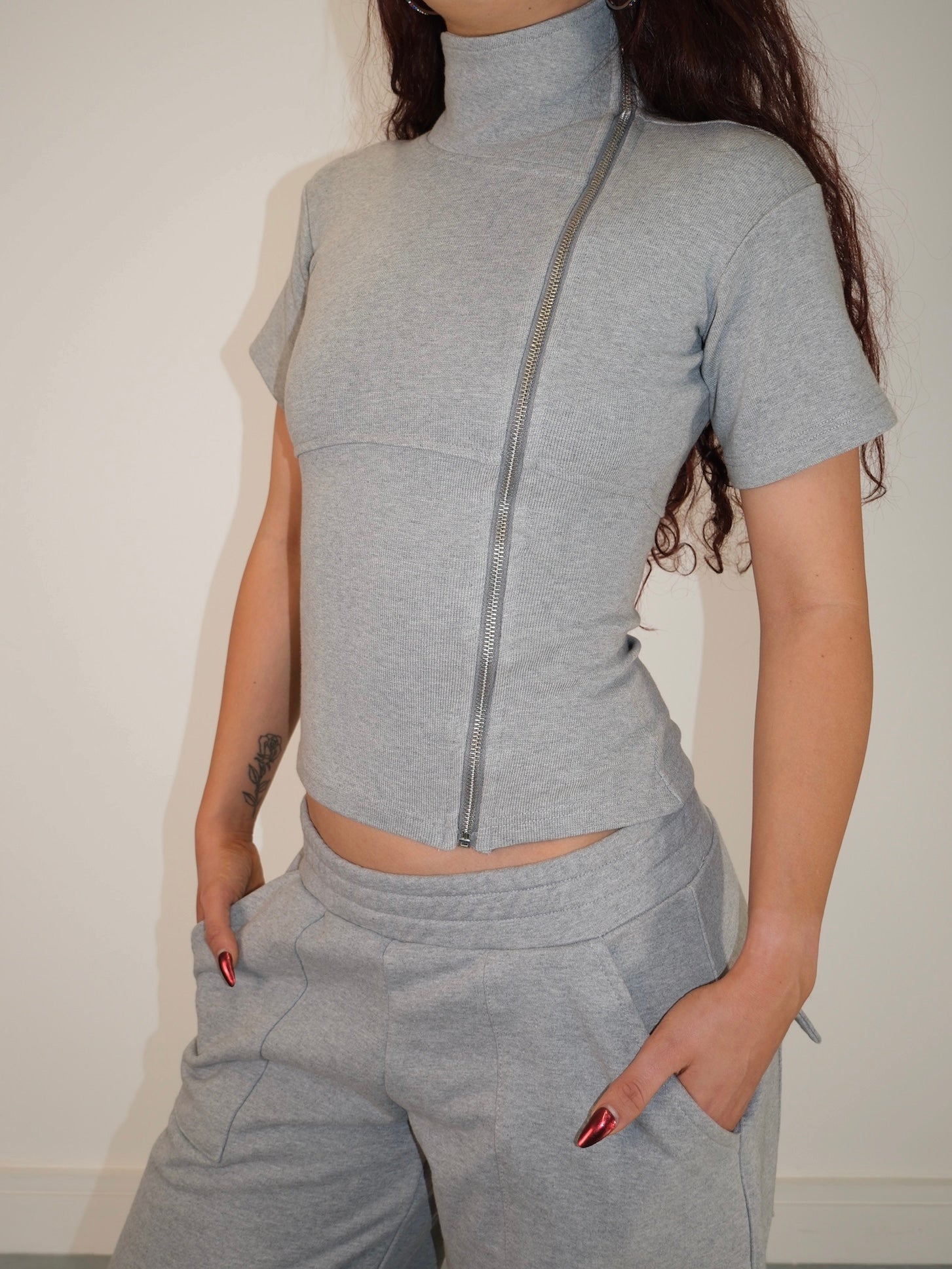blair top - grey