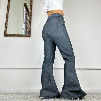 flared leg jeans by fishbone