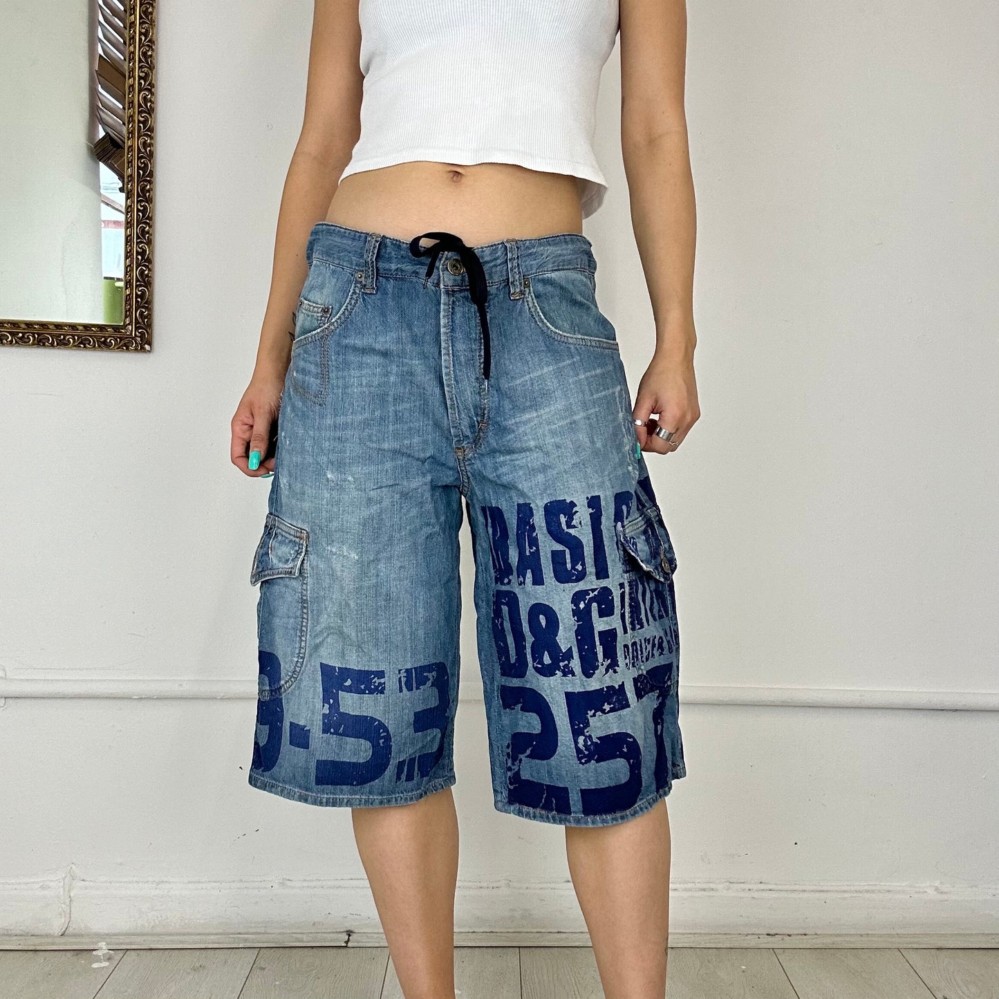 Dolce & Gabbana denim long shorts