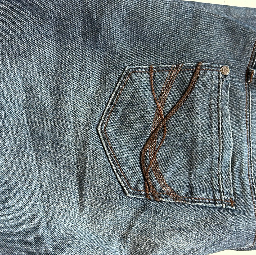 dark wash wide leg jeans