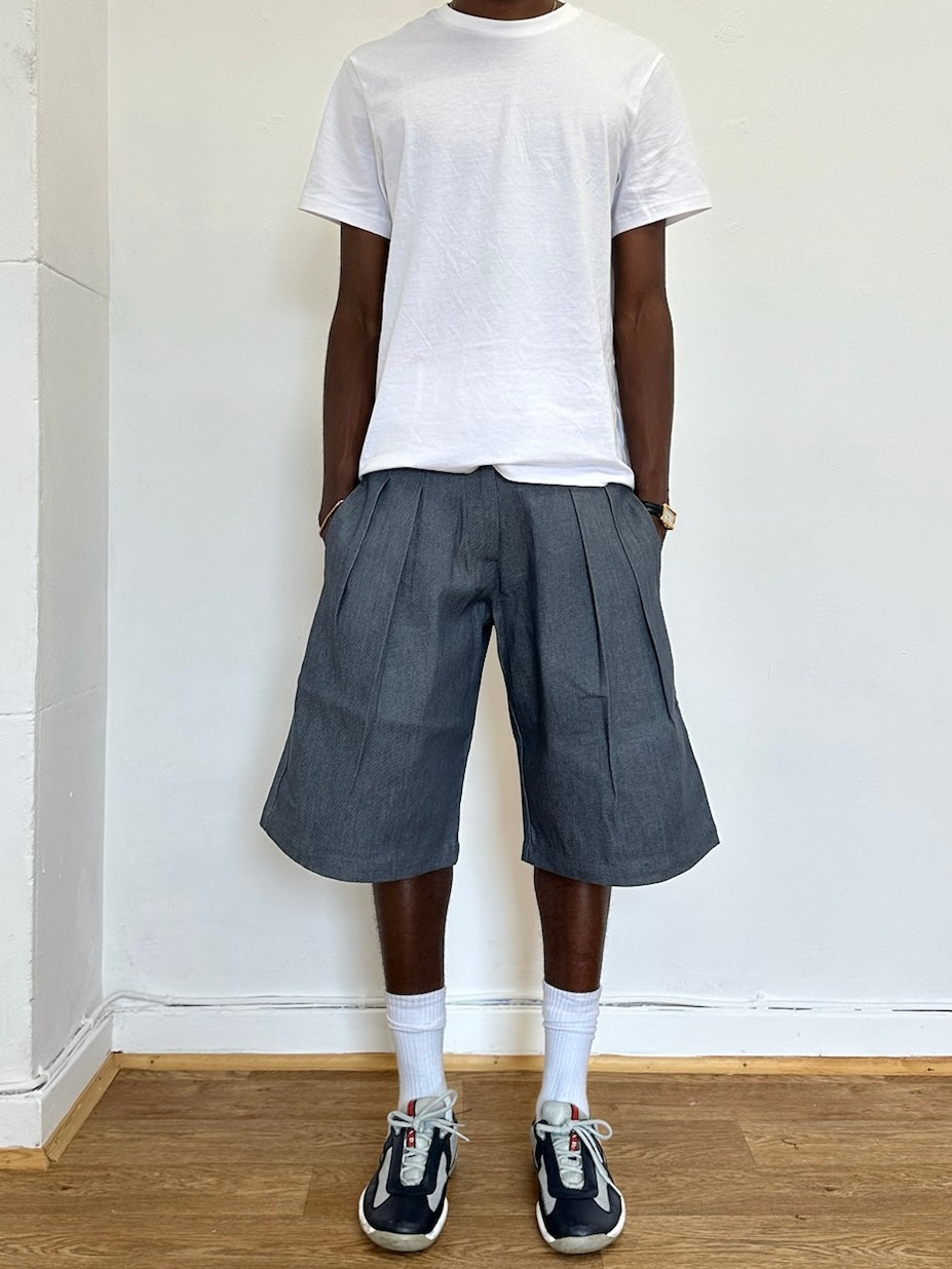 Parker Short – Cadet Grey Denim