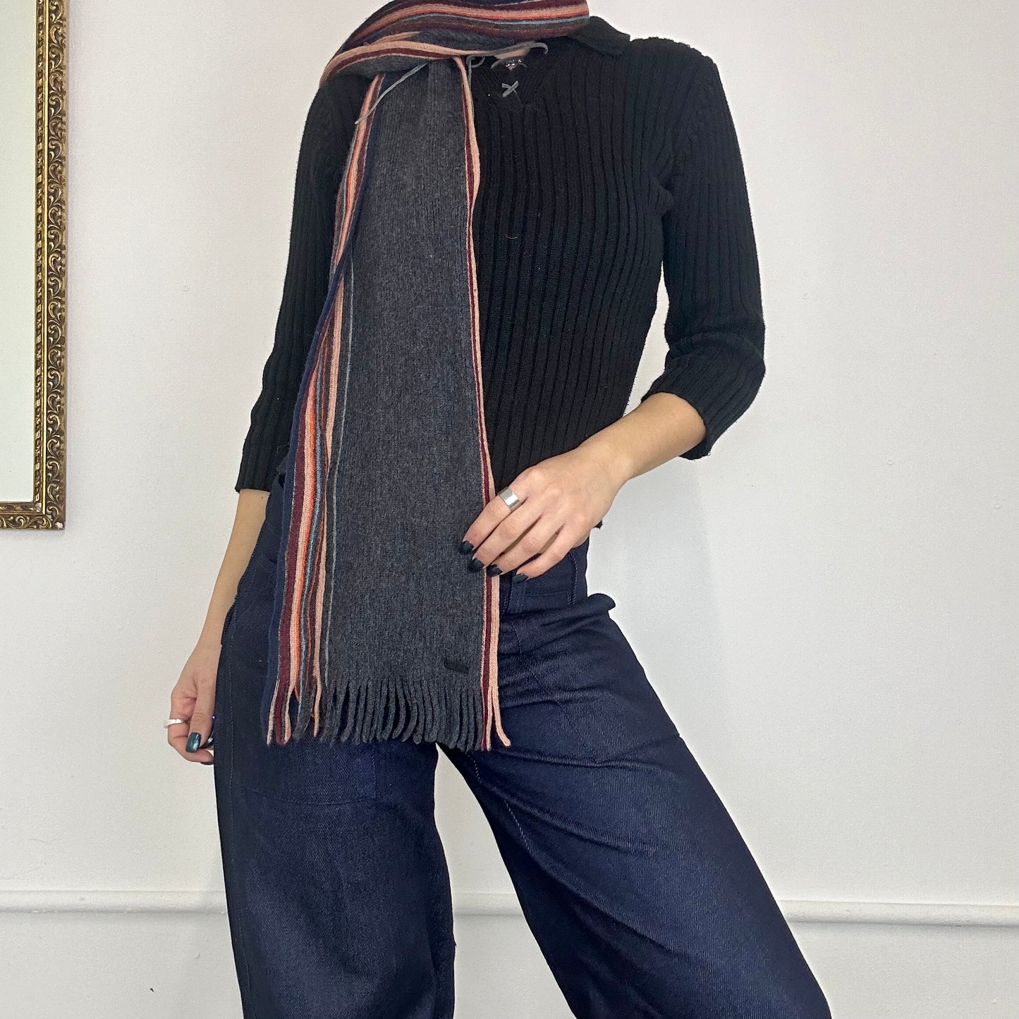 jasper conran stripe scarf