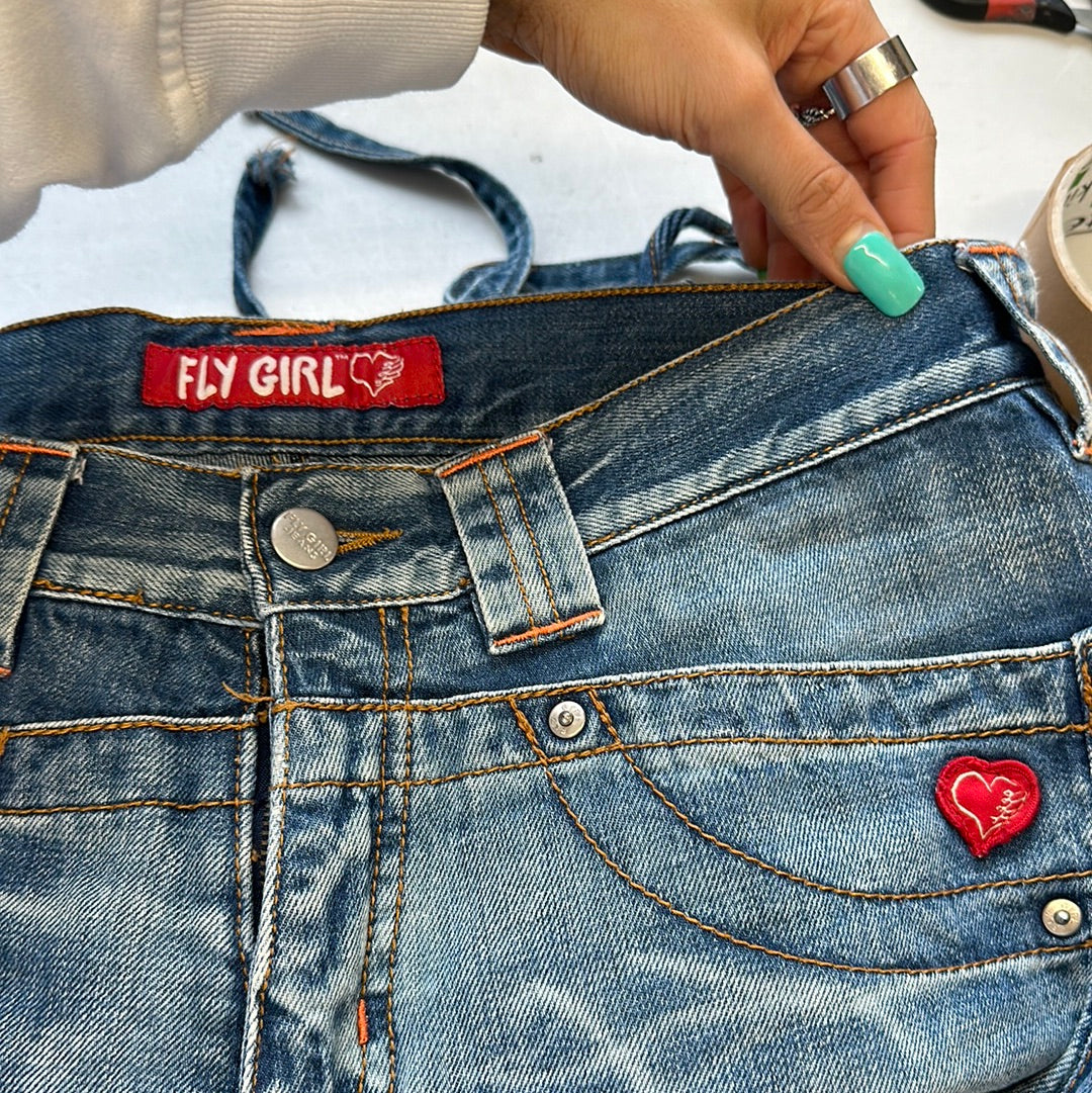 2000's fly girl cargo jeans