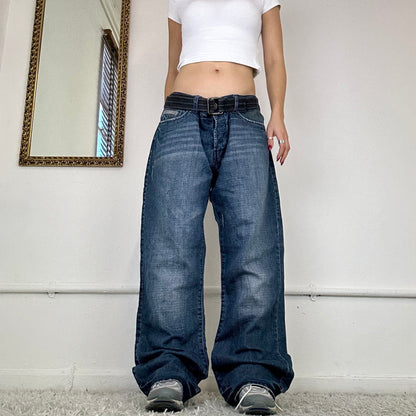 2000's baggy guess jeans