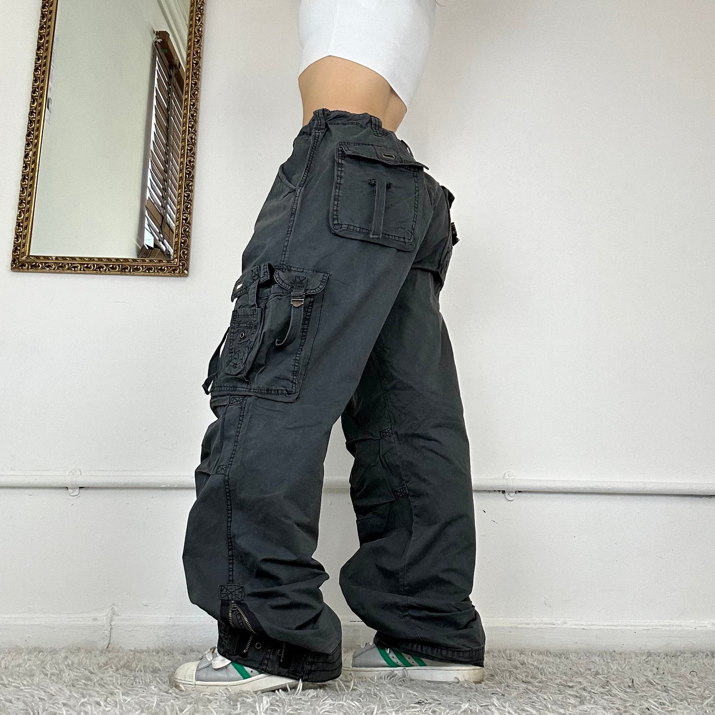 vintage baggy cargo trousers