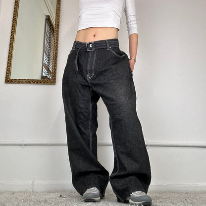 vintage baggy black jeans