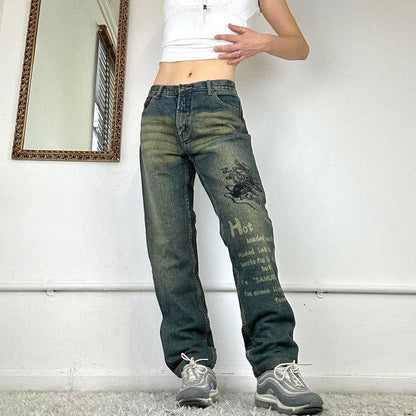 00’s straight leg skate jeans