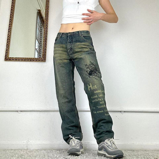 00’s straight leg skate jeans