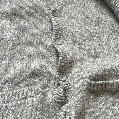 carhartt grey button up knit cardigan