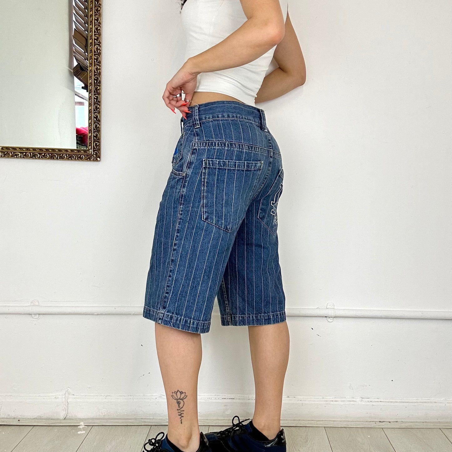 2000’s denim hip hop shorts