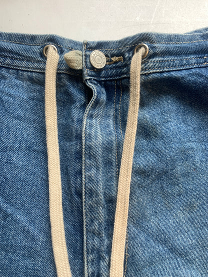 90's baggy drawstring jeans