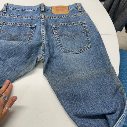 vintage levi's mid wash bootcut jeans