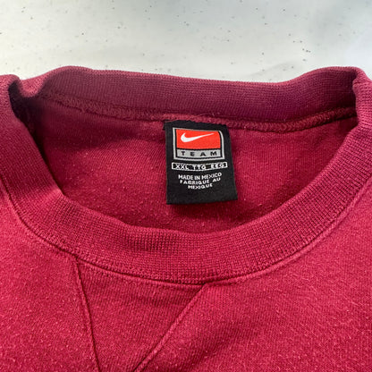 vintage nike air burgundy sweatshirt