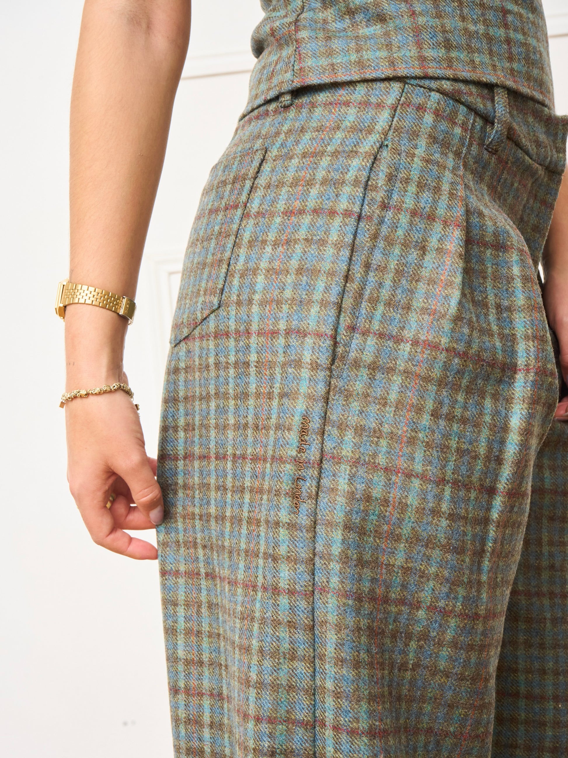 parker trouser - cedar wool