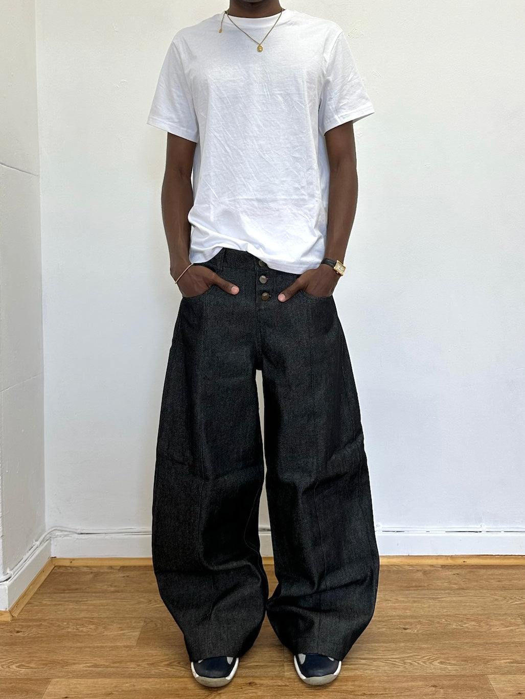 skater jean - dark grey denim