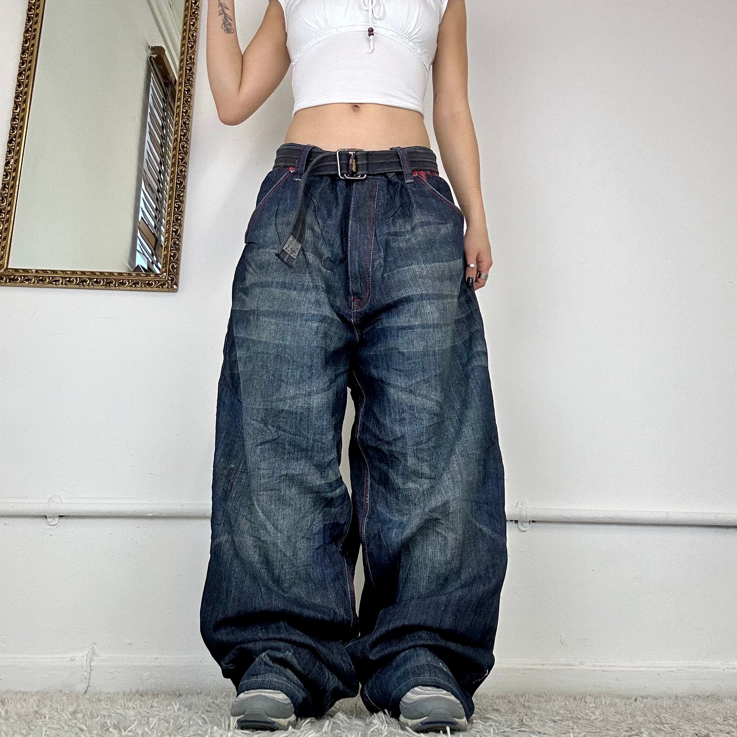 super rare wide leg coogi jeans