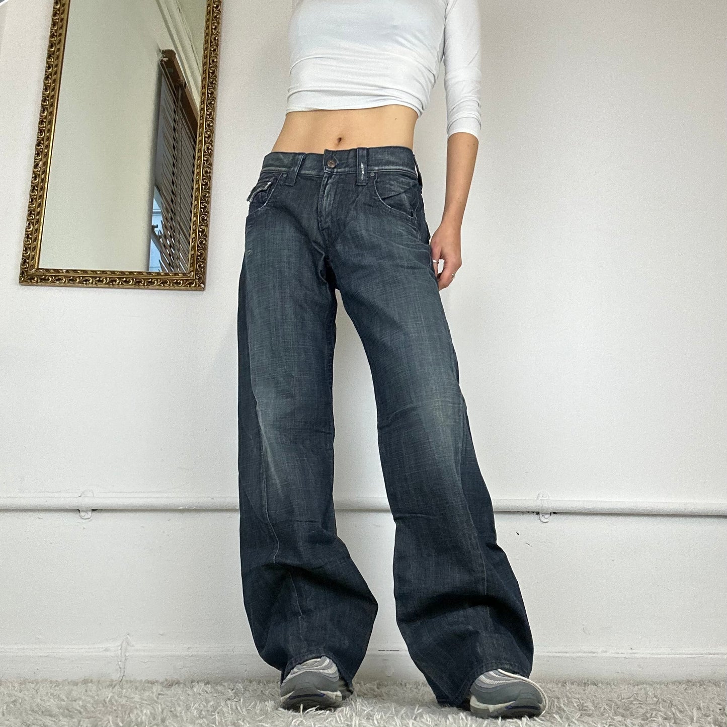 00's wide leg jeans from armani