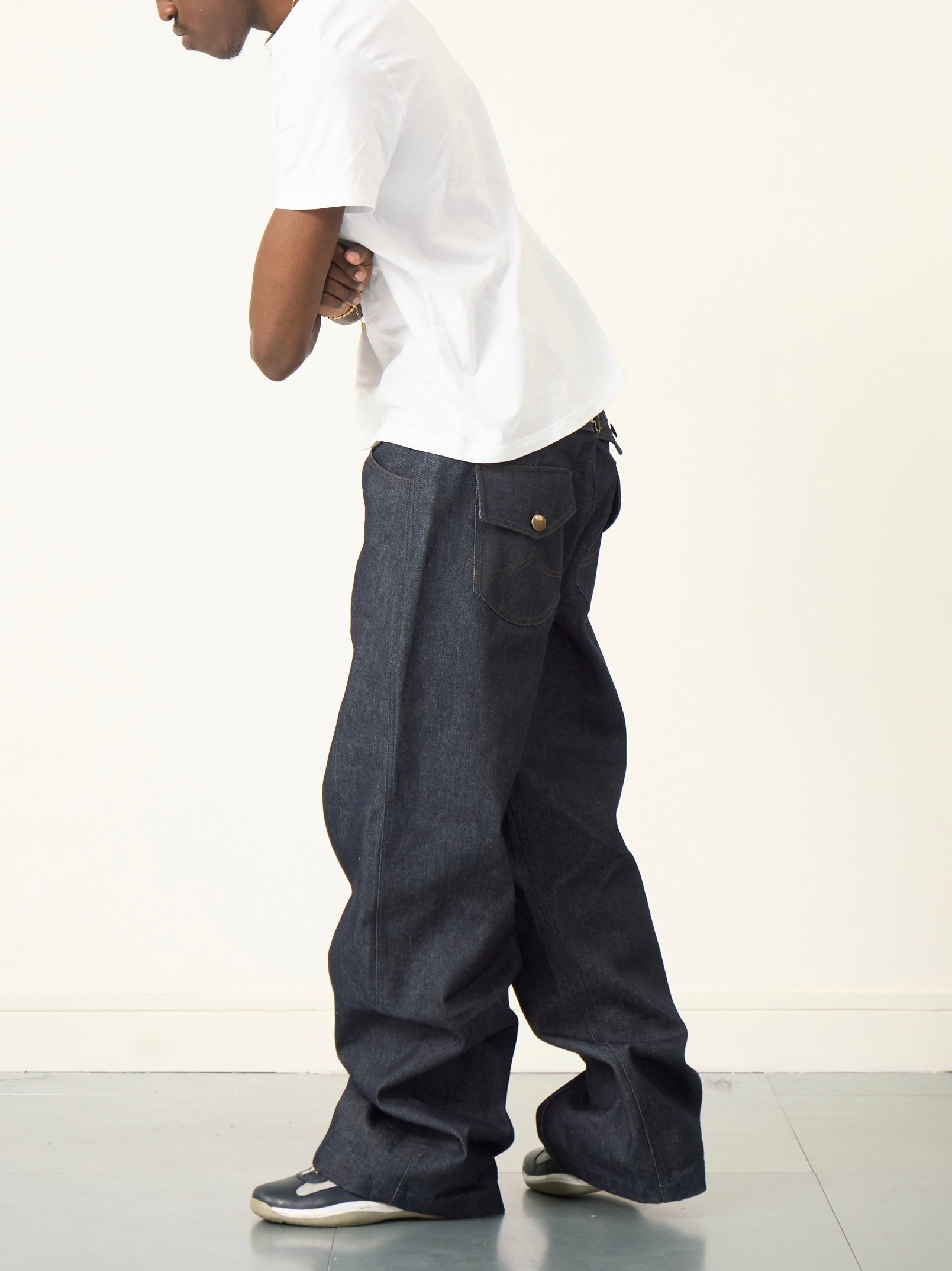 balloon jean - navy denim