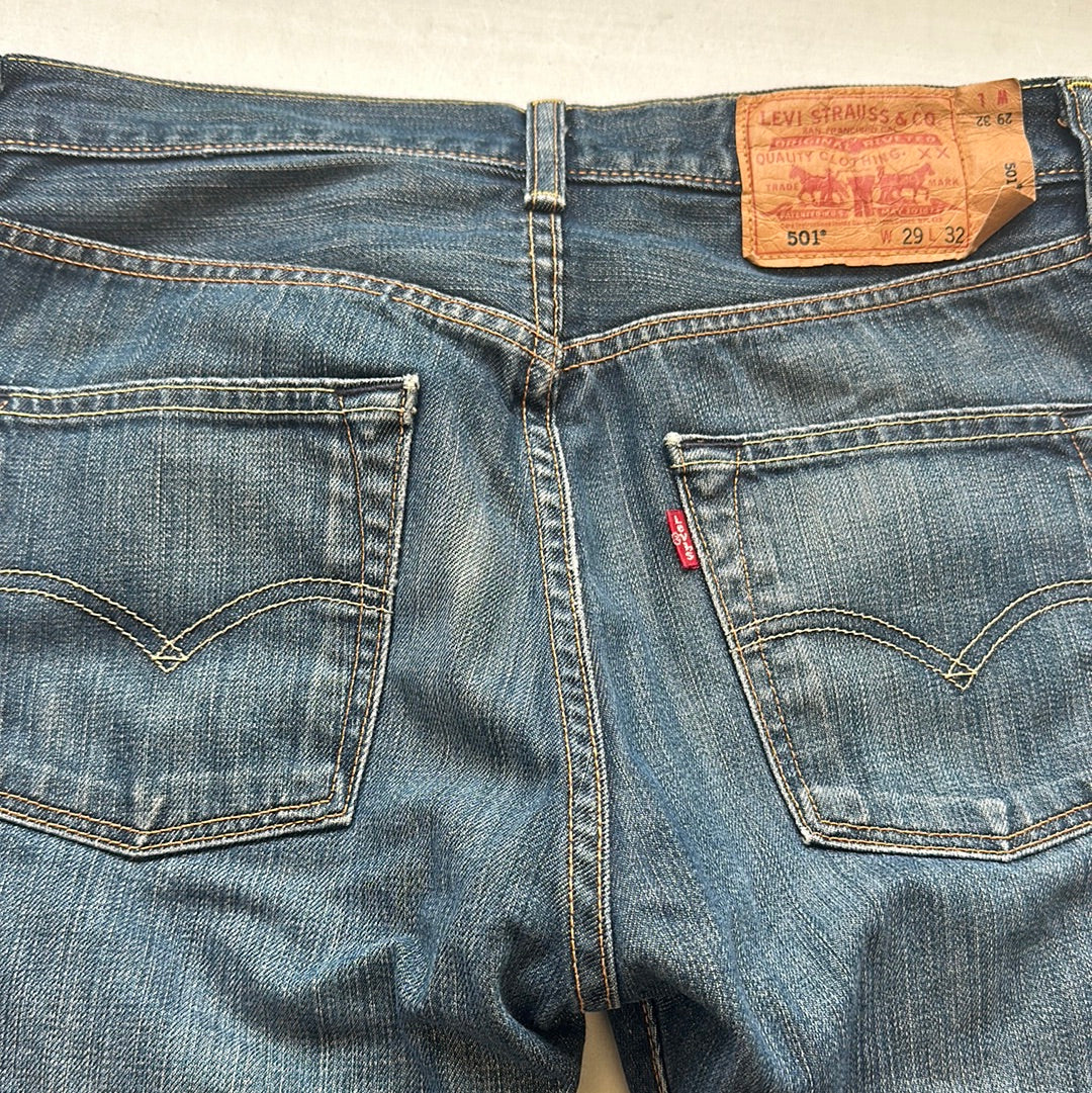 levi’s 501s dark wash jeans