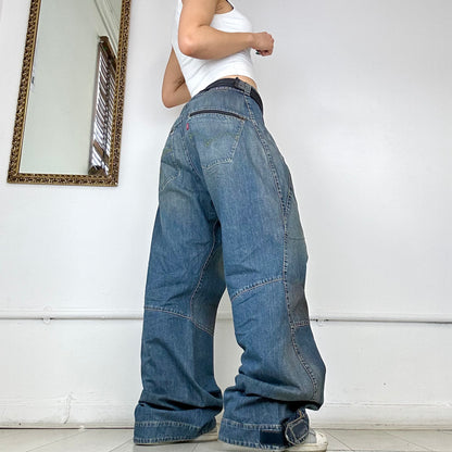 vintage levi’s baggy cargo jeans