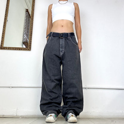 90's grey baggy jeans