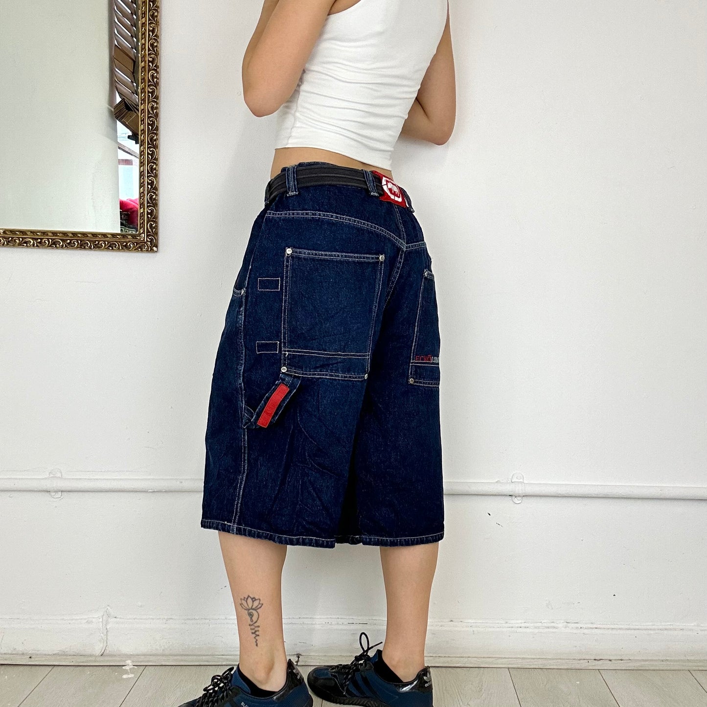 90’s baggy denim shorts by ecko unltd