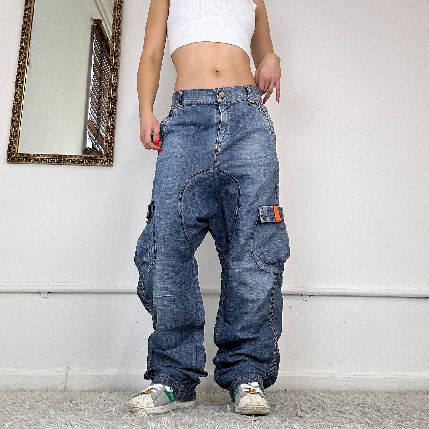 killah by miss sixty baggy cargo jeans