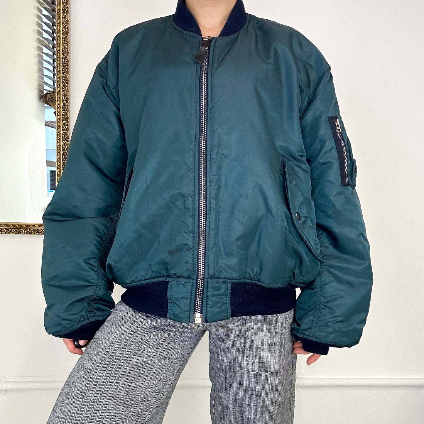 90's alpha bomber jacket