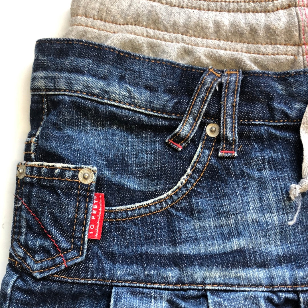 2000’s pleated denim mini skirt