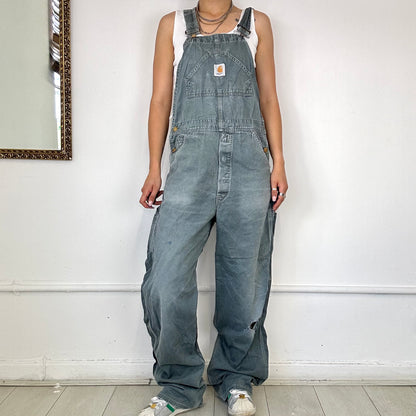 vintage grey baggy carhartt dungarees